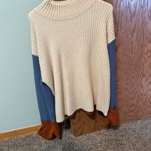 Colorblock Ribbed Sweater